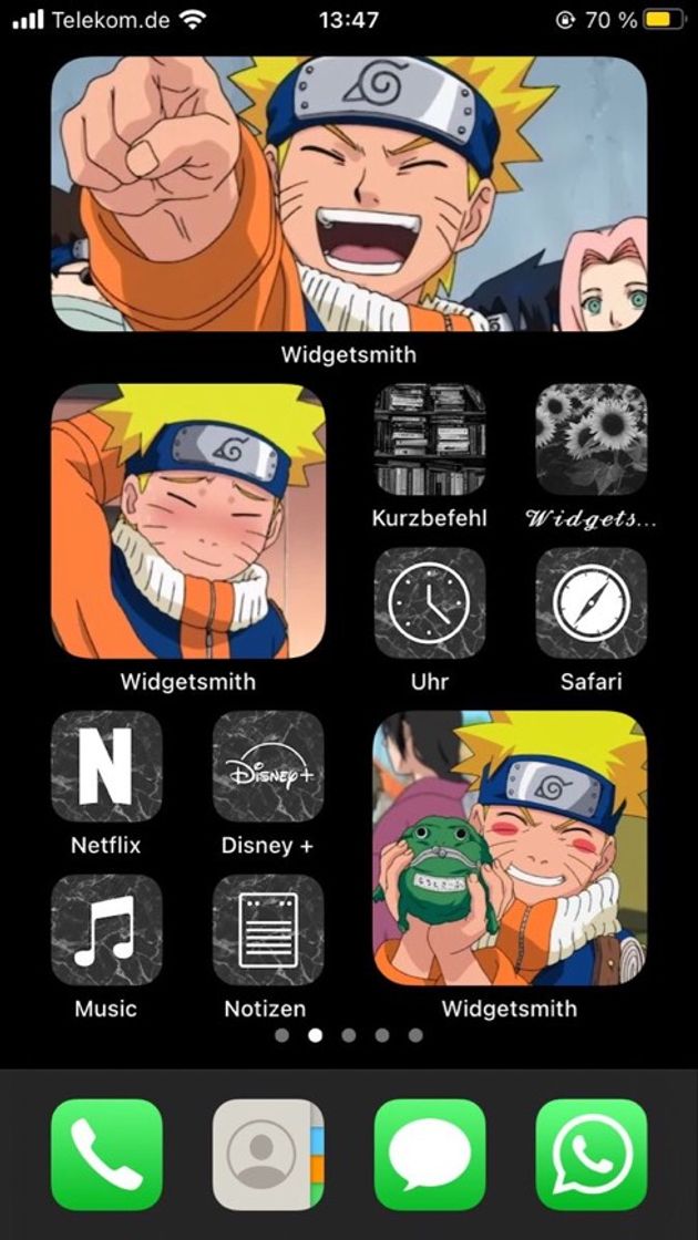 Moda iOS 14 Naruto 