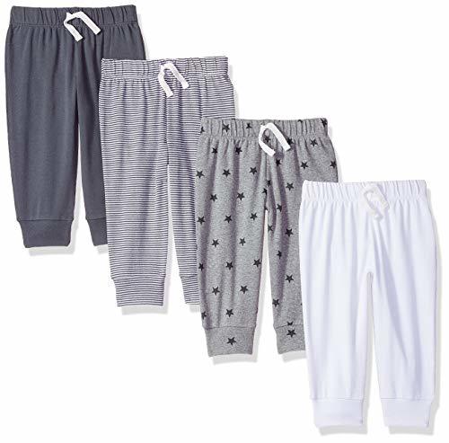 Fashion Amazon Essentials - Pantalones con cintura elástica para niño