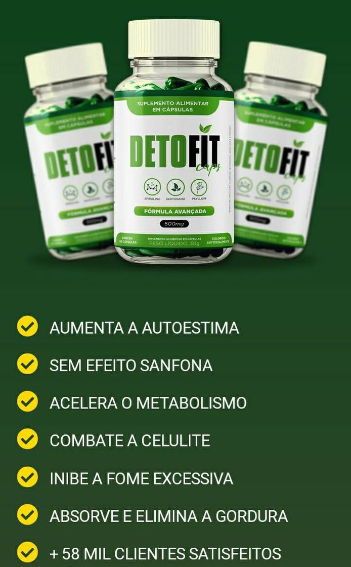 Fashion DetoFit Caps | Emagreça sem Sair de Casa | SITE OFICIAL