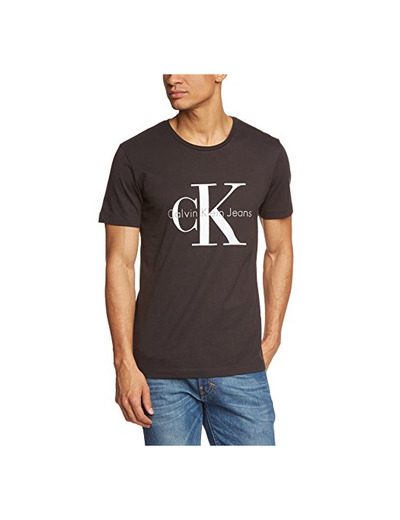 Calvin Klein Jeans TEE - Camiseta para hombre, color Negro