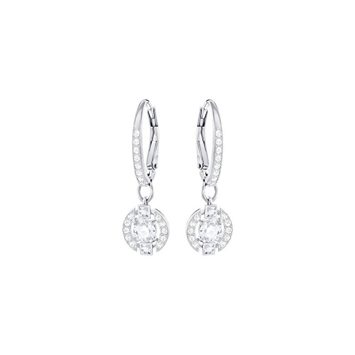 Fashion Swarovski Pendientes Sparkling Dance Round