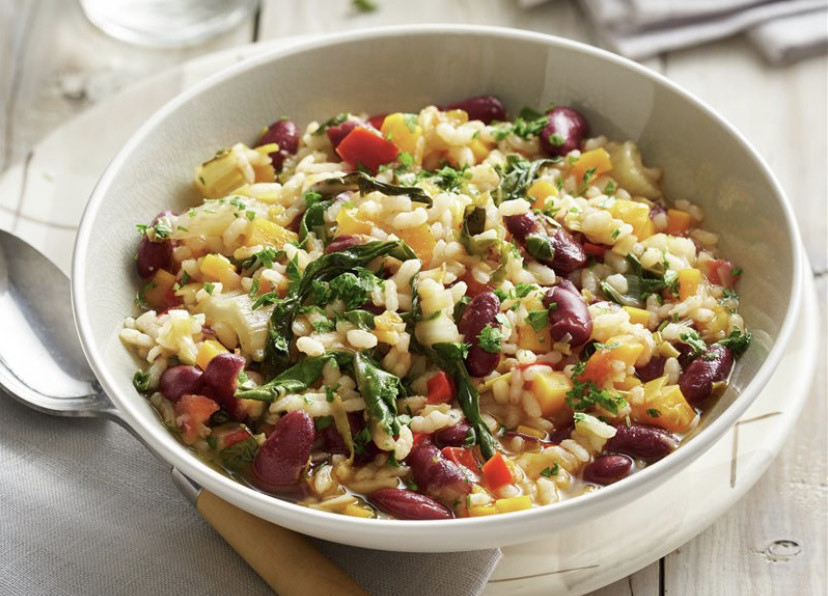 Moda Guiso de alubias rojas con arroz y verduras 