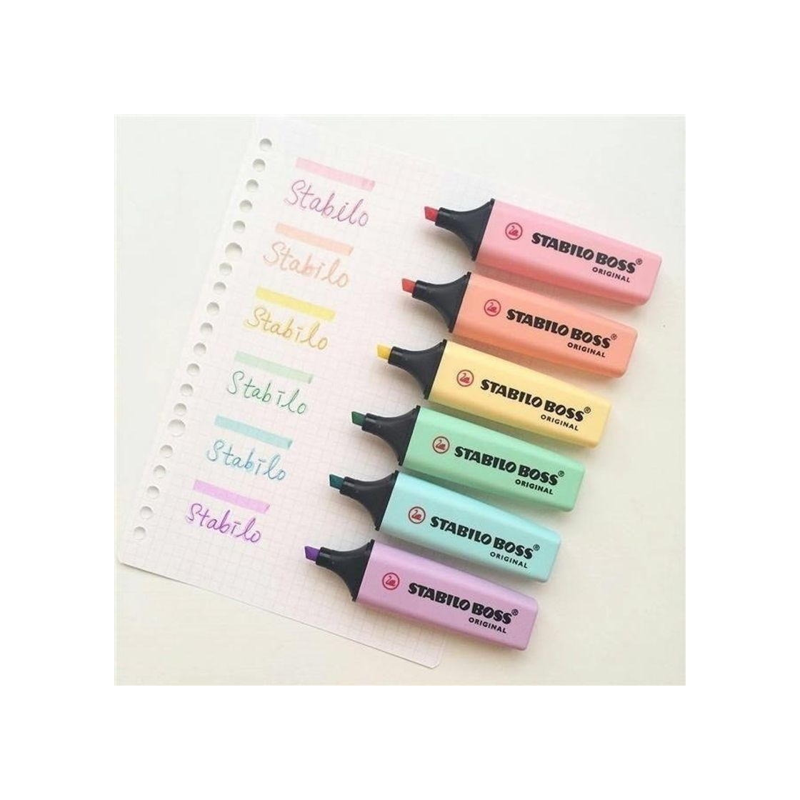 Social Marcadores Pastel