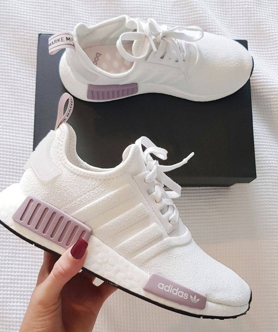 Moda Tênis Adidas NMD RUNNER R1 Feminino - branco 