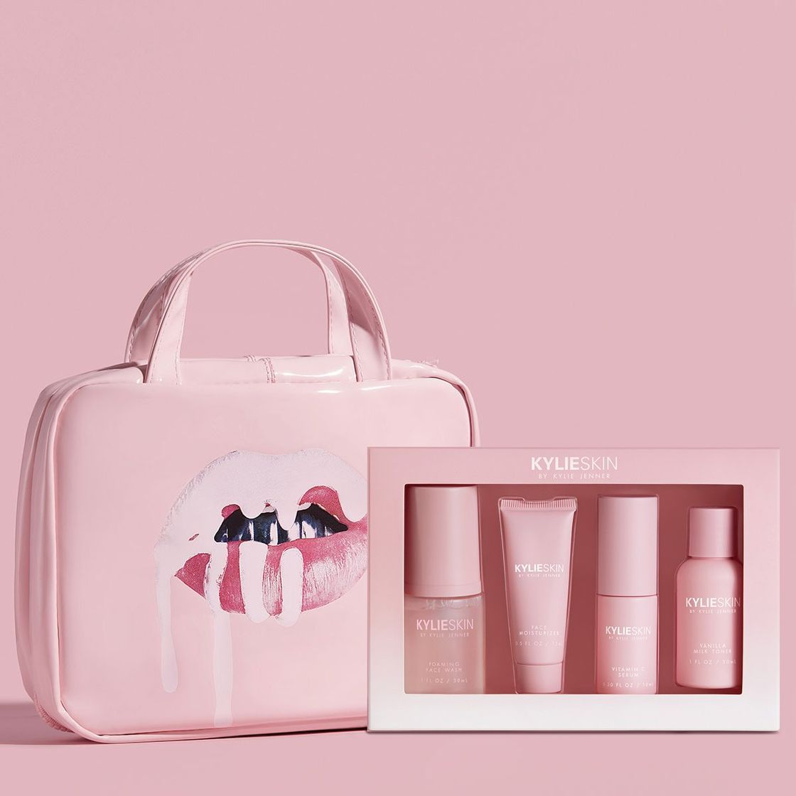 Fashion Lips Travel Case & Travel Set Bundle | Kylie Skin