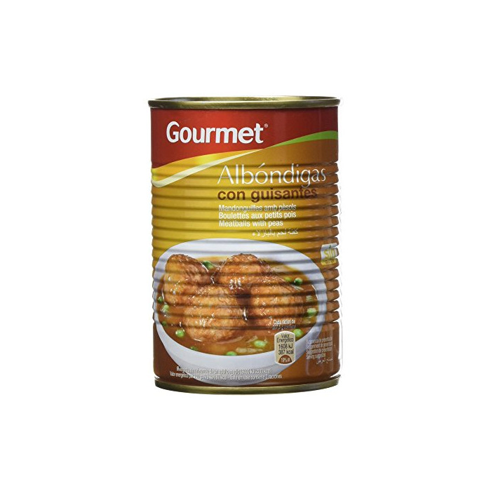 Producto Gourmet Albóndigas Con Guisantes