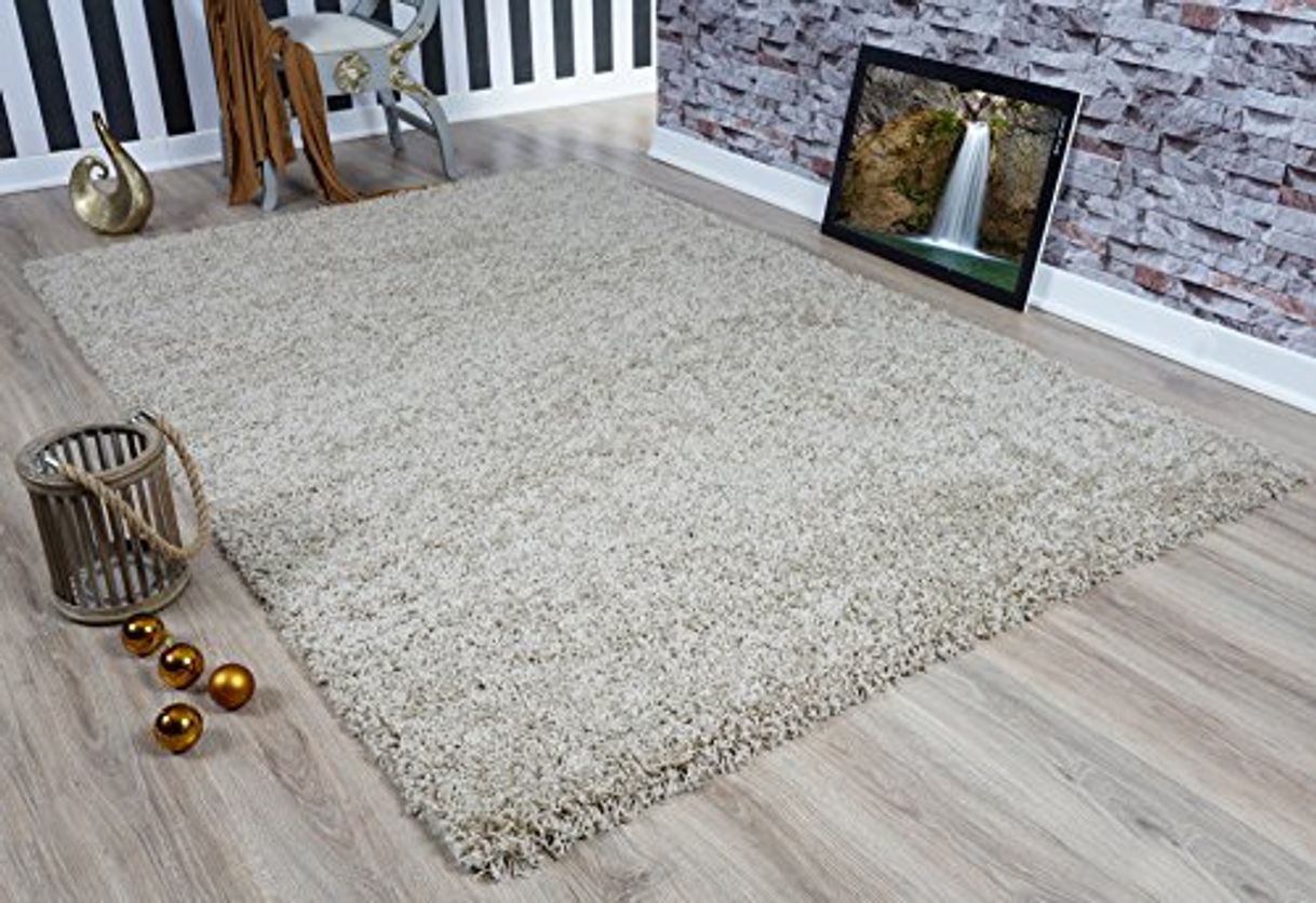 Producto Vimoda Moderno Alfombra, Alta Pila Alfombra de Pelo Largo, Suave al Tacto,