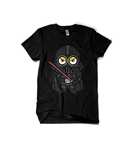 Camiseta Premium, Negra - Minions Vader