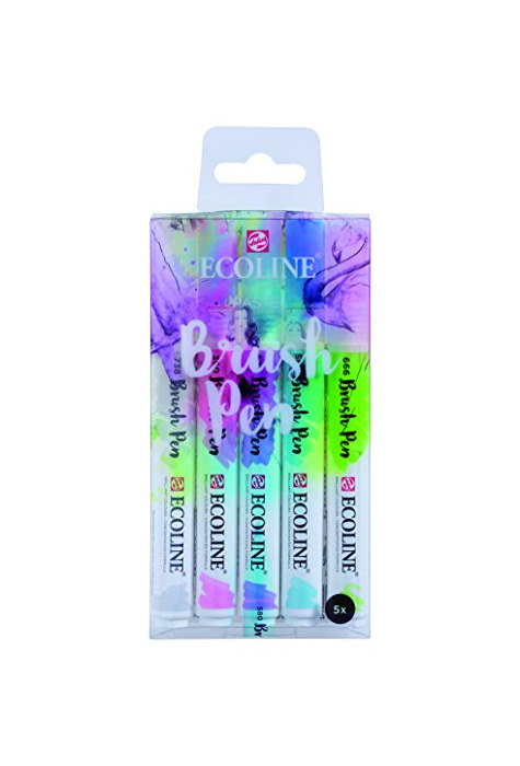 Producto Talens Ecoline 5 brush pens "Pastel"