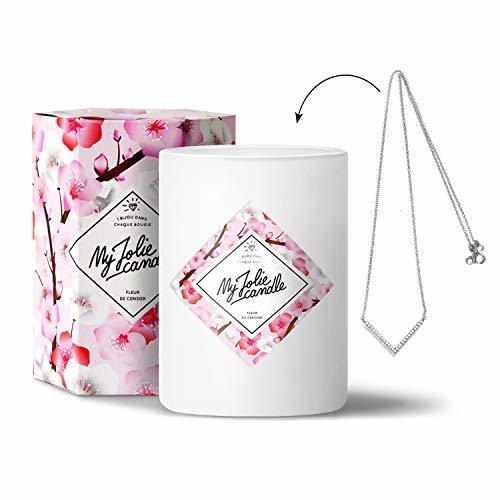 Categoría de hogar Vela-joya con aroma de flor de cerezo – Collar