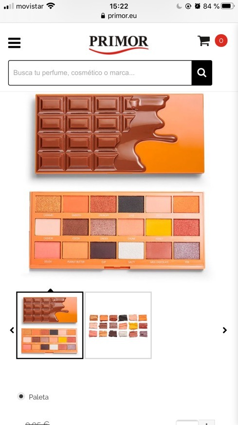 Moda Paleta de sombras tableta chocolate 