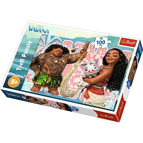 Place Puzzle 100 Vaiana i przyjaciele