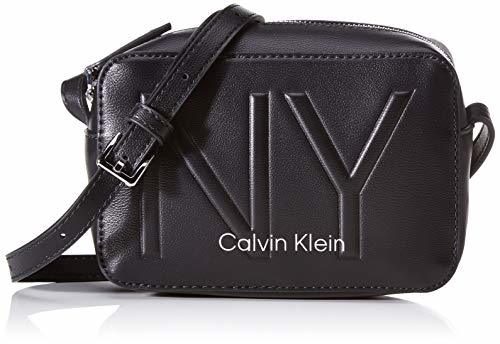 Moda Calvin Klein - Ck Must Psp20 Camerabag Ny, Bolsos bandolera Mujer, Negro