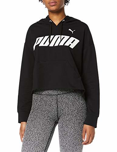 Social Puma Modern Sports Hoody Sudadera, Mujer, Negro