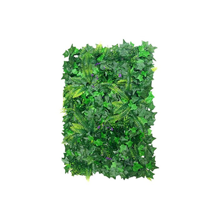 Elemento de la categoría hogar 40 * 60cm Césped de Plantas Flor Hierba Hoja Enredaderas Artificiales Pared