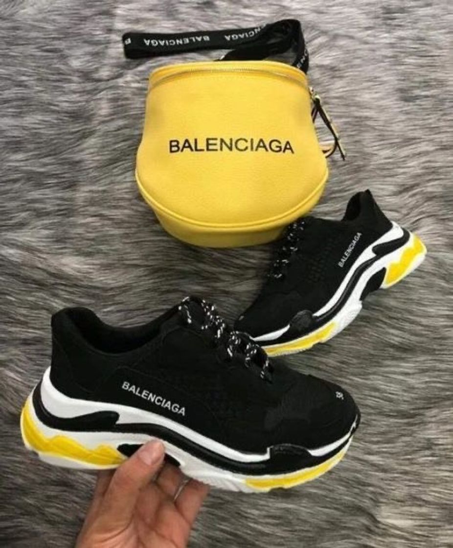 Moda Balenciaga 🖤💛