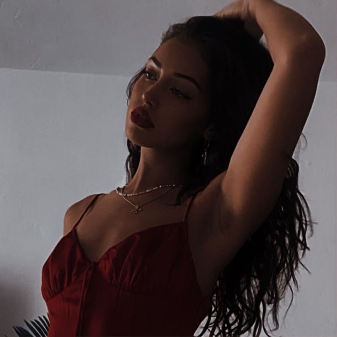 Social red dress