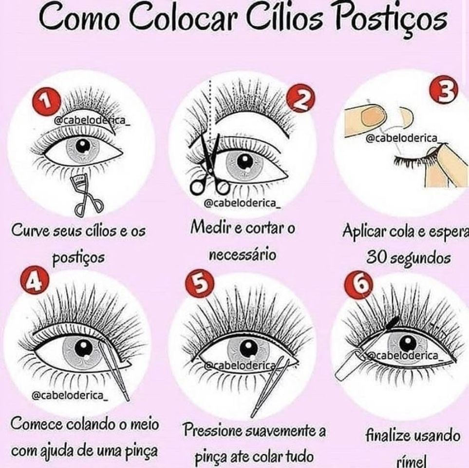 Fashion Tutorial cílios postiços