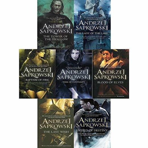 Andrzej Sapkowski Witcher Series Collection 7 Books Box Set