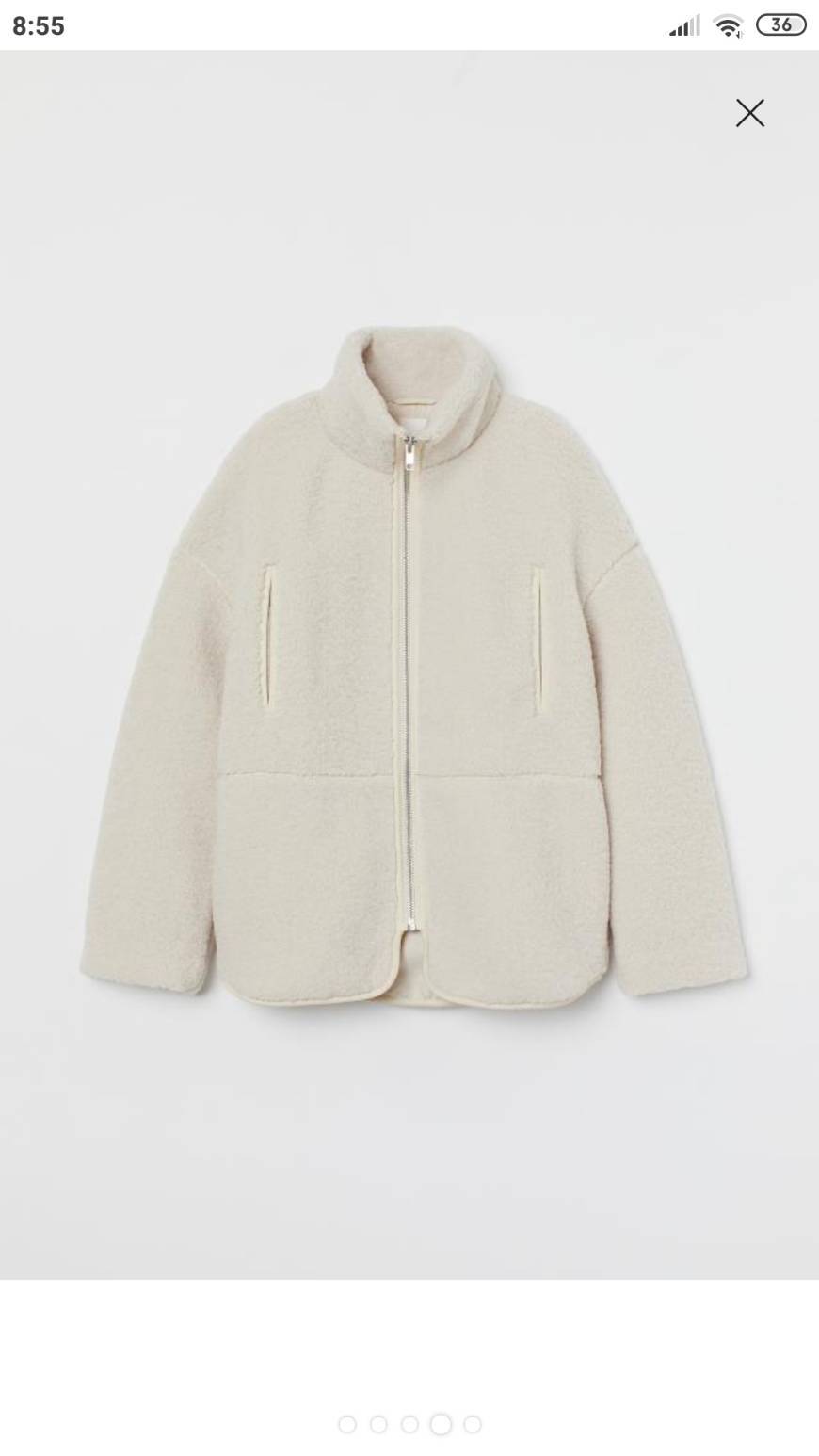 Social Abrigo borreguito h&m