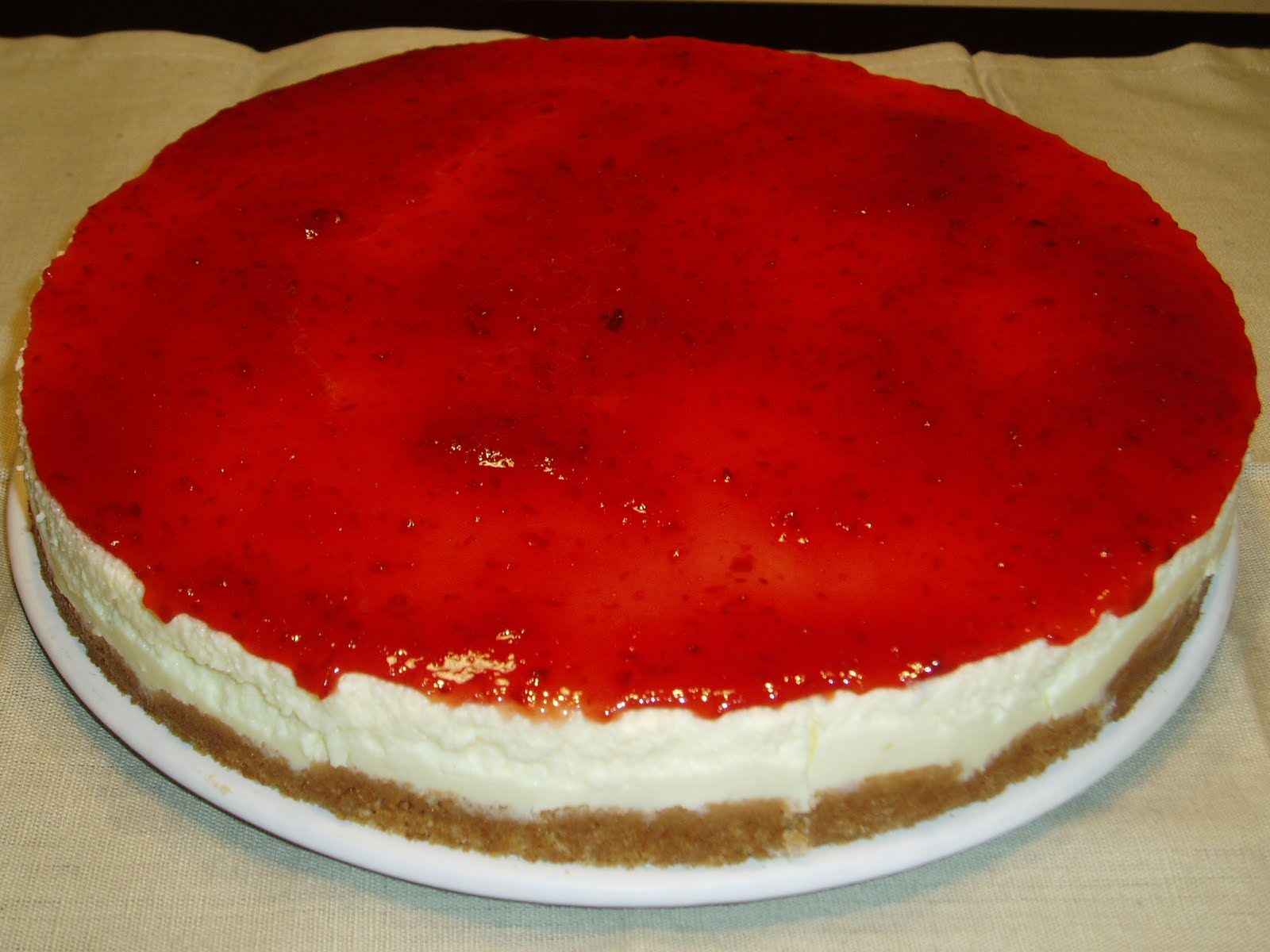 Social Tarta de queso con mermelada