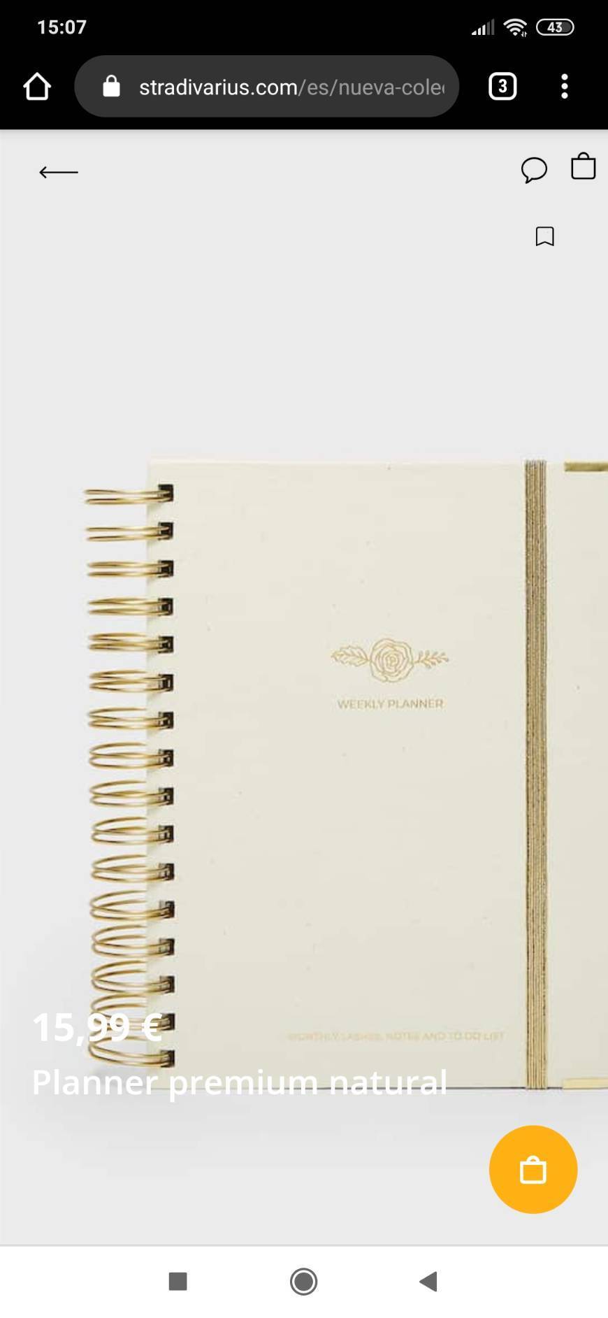 Producto Planner semanal