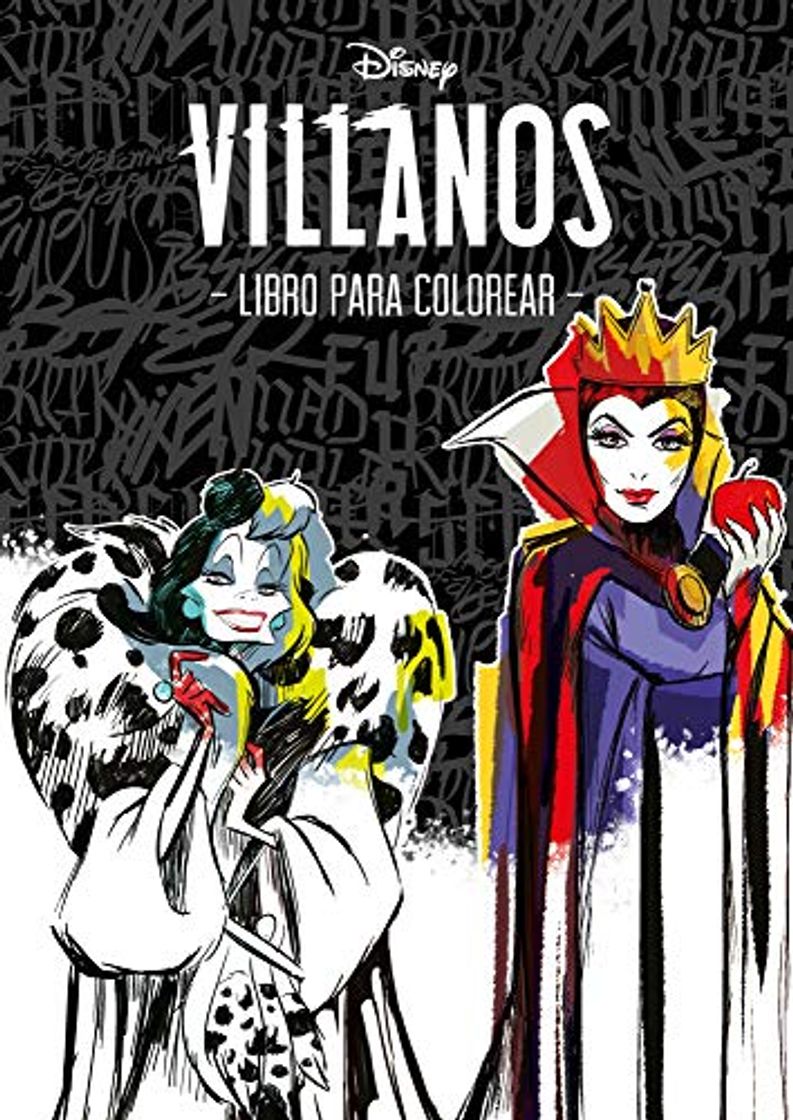 Book Villanos. Libro para colorear