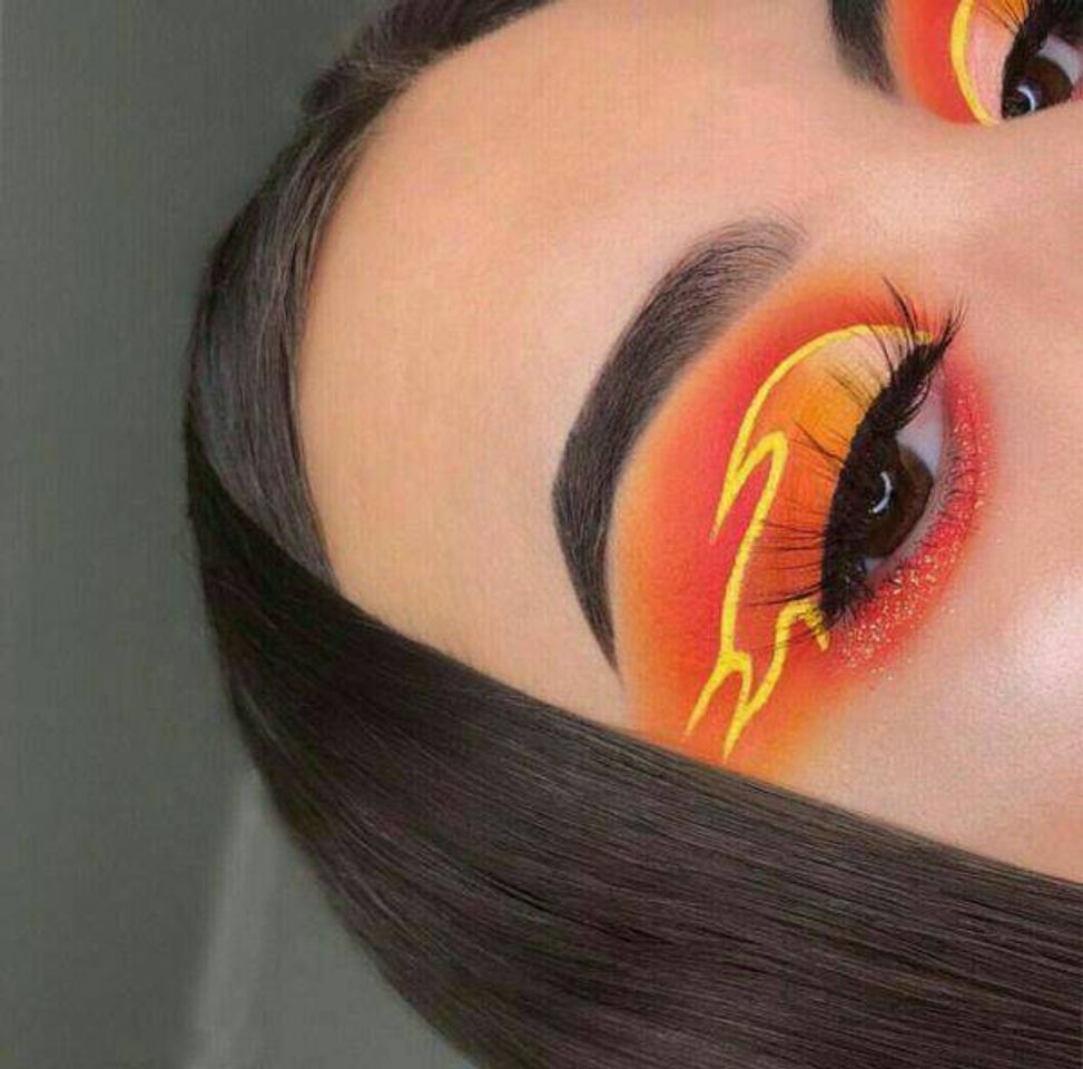 Fire Eye Makeup 🔥