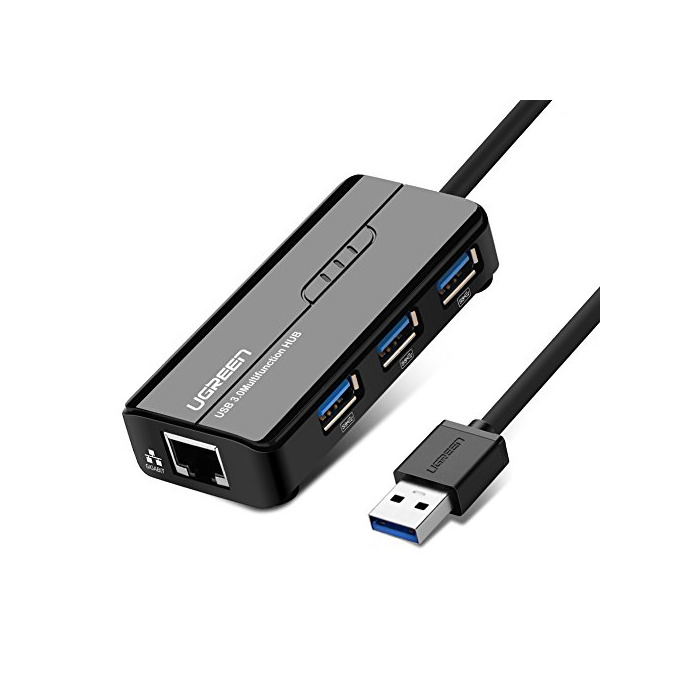 Electronic UGREEN Hub USB 3.0 Ethernet Adaptador 1000 Gigabit Ethernet