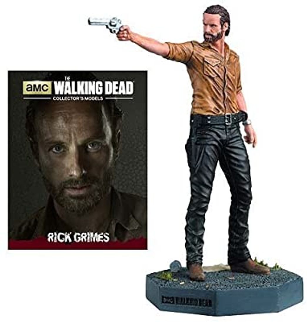 Moda Walking dead Rick Grimes Figure with Collector Magazine