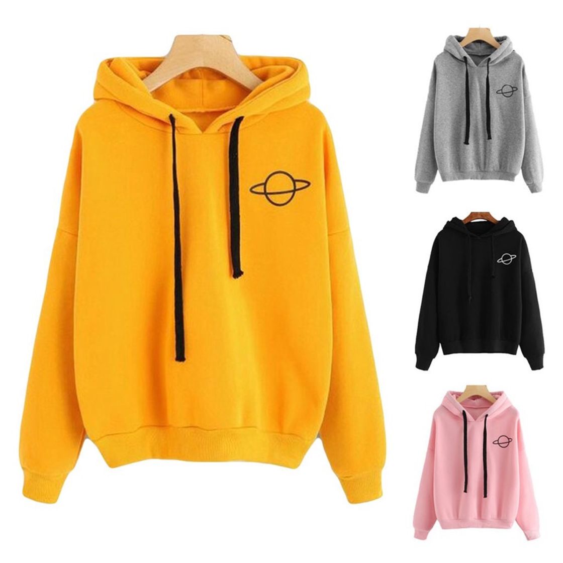Social Sudaderas con capucha de manga larga para mujer, de invierno