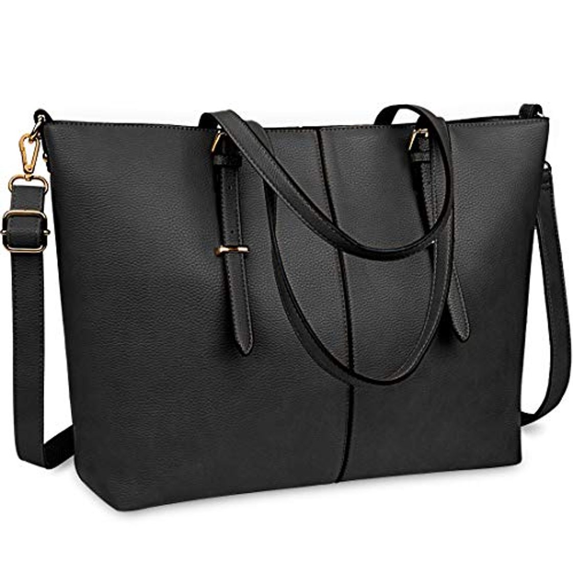 Product Bolso Bandolera Mujer para Ordenador Portátil 15.6 Pulgadas Bolsos Mujer de Cuero