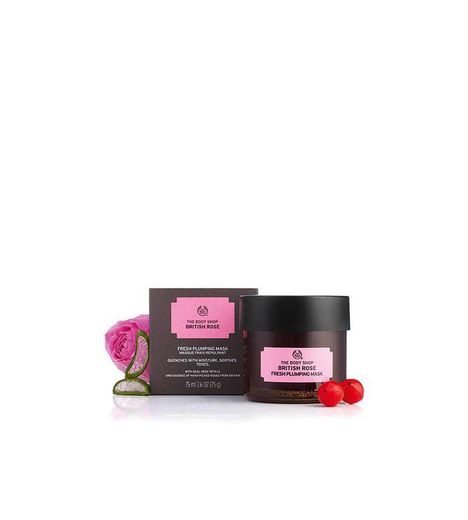 Mascarilla Efecto Relleno de Rosa Británica