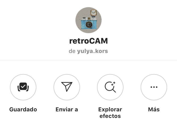 Moda retroCAM