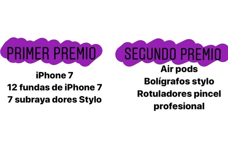 Sorteo Los requisitos para participar son:
-seguir las tres 