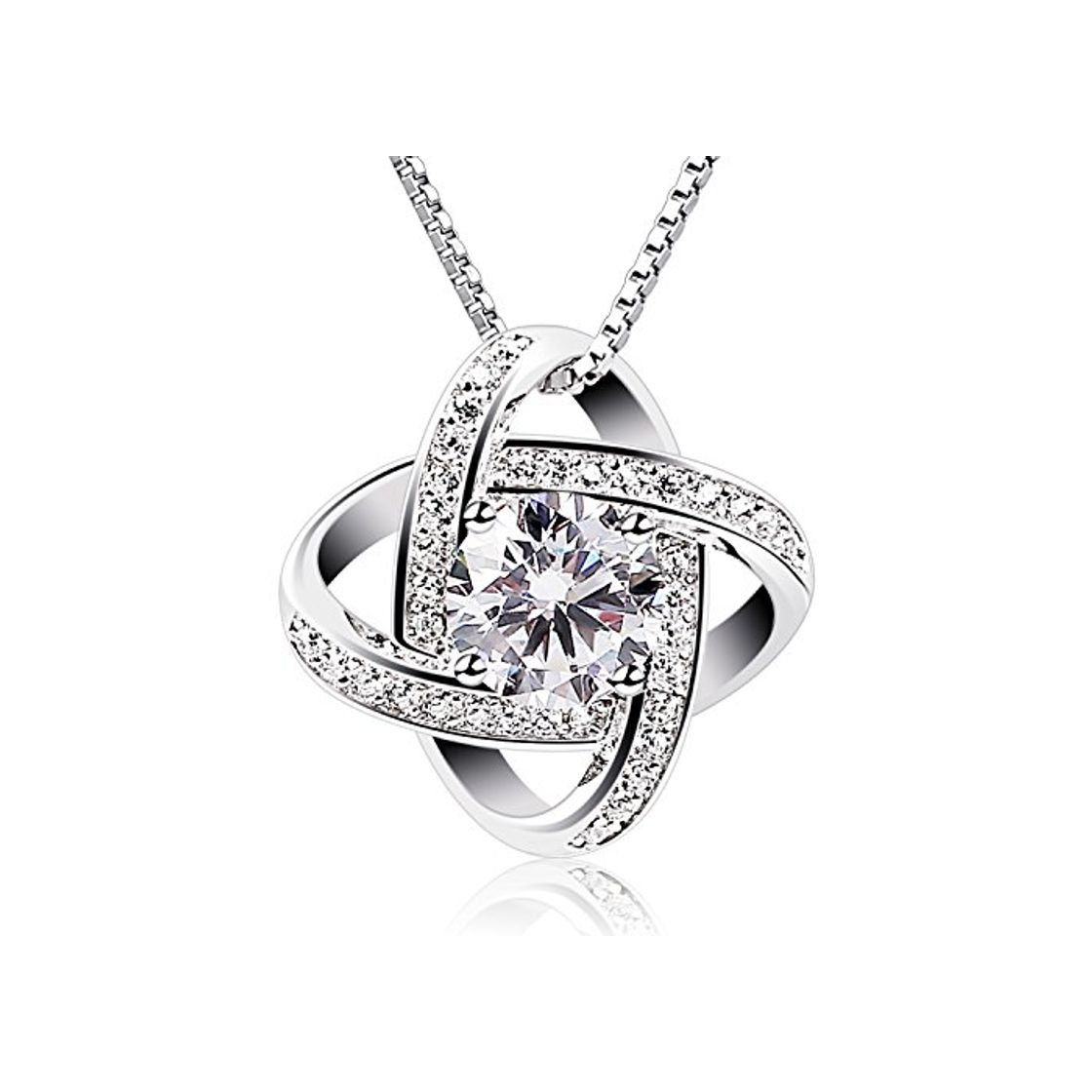 Social B.Catcher Collar Mujer Plata de Ley 925 ''Eres la luz de mis