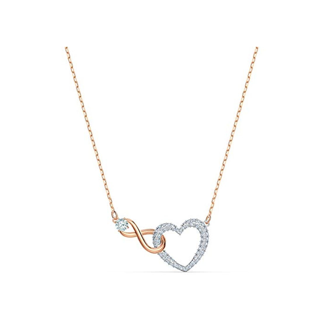 Social Swarovski Collar Infinity Heart