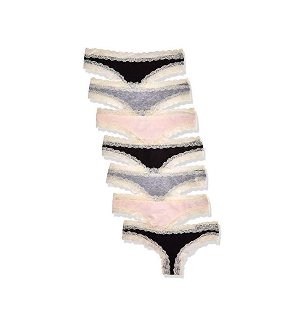 Producto Marca Amazon - IRIS & LILLY BELK015M7 Tanga, Multicolour