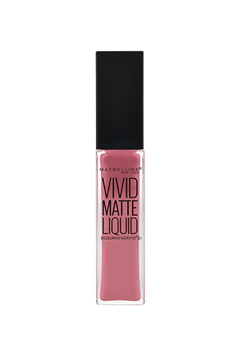 Belleza Maybelline Color Sensational Vivid Matte Liquid 05 Nude Flush barra de labios