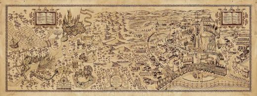 Poster mapa de Harry Potter