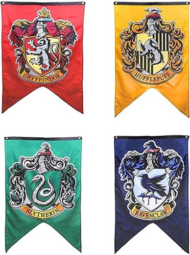 Banderines Casas Hogwarts