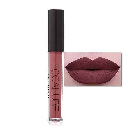 Beauty FAMILIZO FOCALLURE Moda LáPiz Labial CosméTicos Labios Metallic Lip Gloss Pintalabios