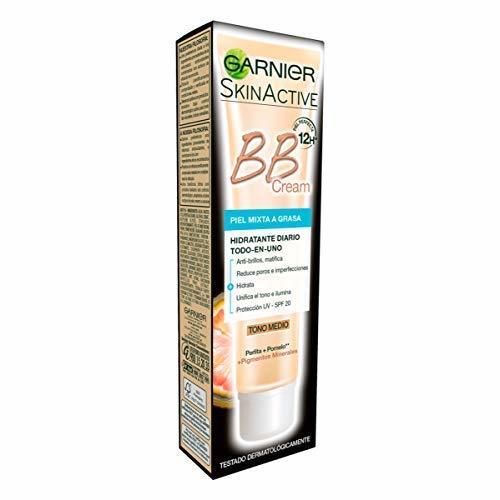 Social Garnier Skin Active BB Cream Matificante Crema Correctora y Anti Imperfecciones para