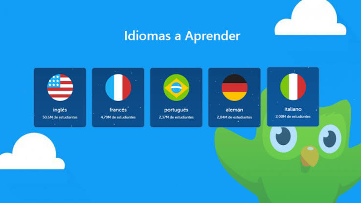 Moda APRENDE IDIOMAS - DUOLINGO