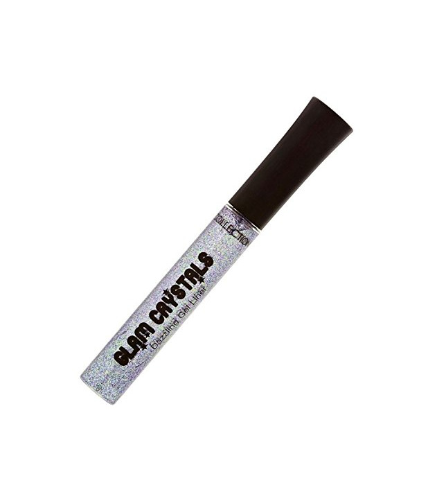 Beauty Collection 2000 Glam Crystals Dazzling Gel Eyeliner 4 Hustle Silver Grey Glitter