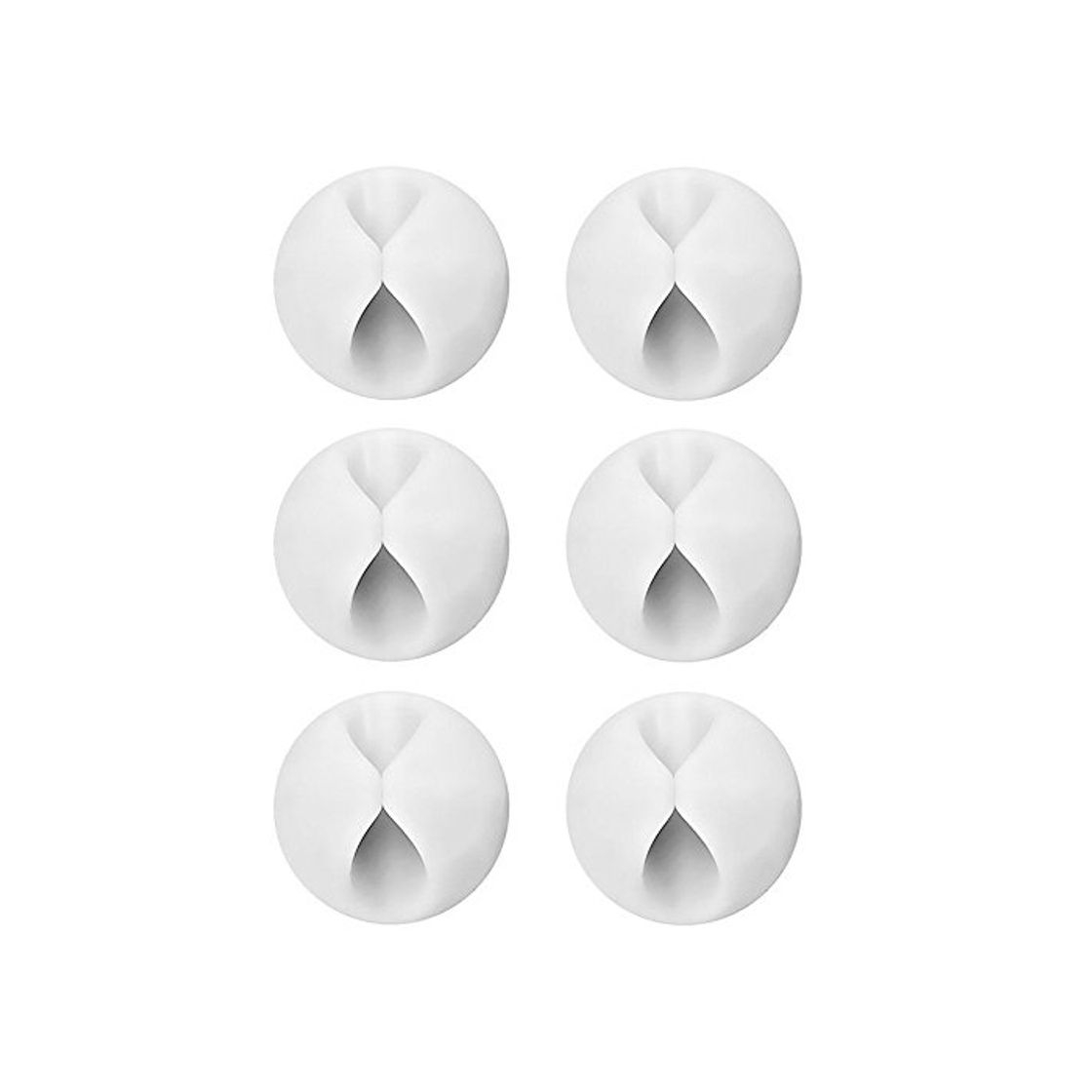 Social U-horizon 6 Piezas Clips de Cable Duraderos
