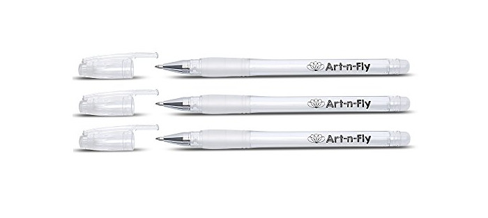 Social Bolígrafo Punta Fina Gel Blanco para Artistas con Tinta Archival Ink para