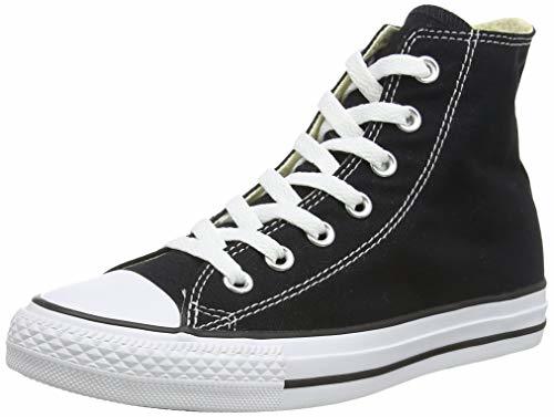 Fashion Converse Chuck Taylor All Star-Hi, Zapatillas Altas para Hombre, Negro