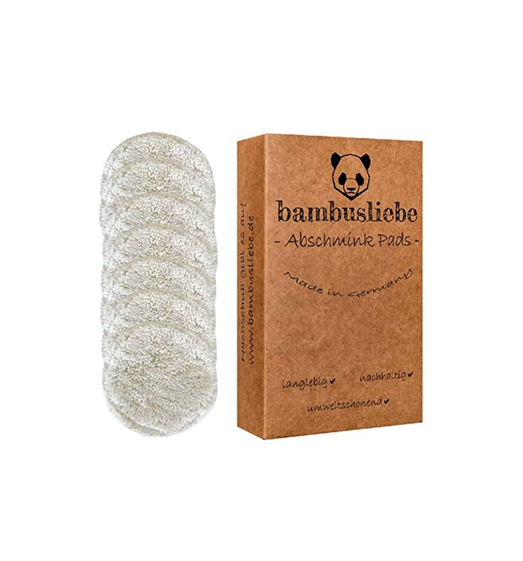 Producto ✮ bambusliebe ✮ 7 almohadillas de eliminación de maquillaje ♻ incluye bolsa de lavandería ♻ Hecho en Alemania ♻ lavable ✅ duradero ✅ sostenible ✅ ecológico ✅