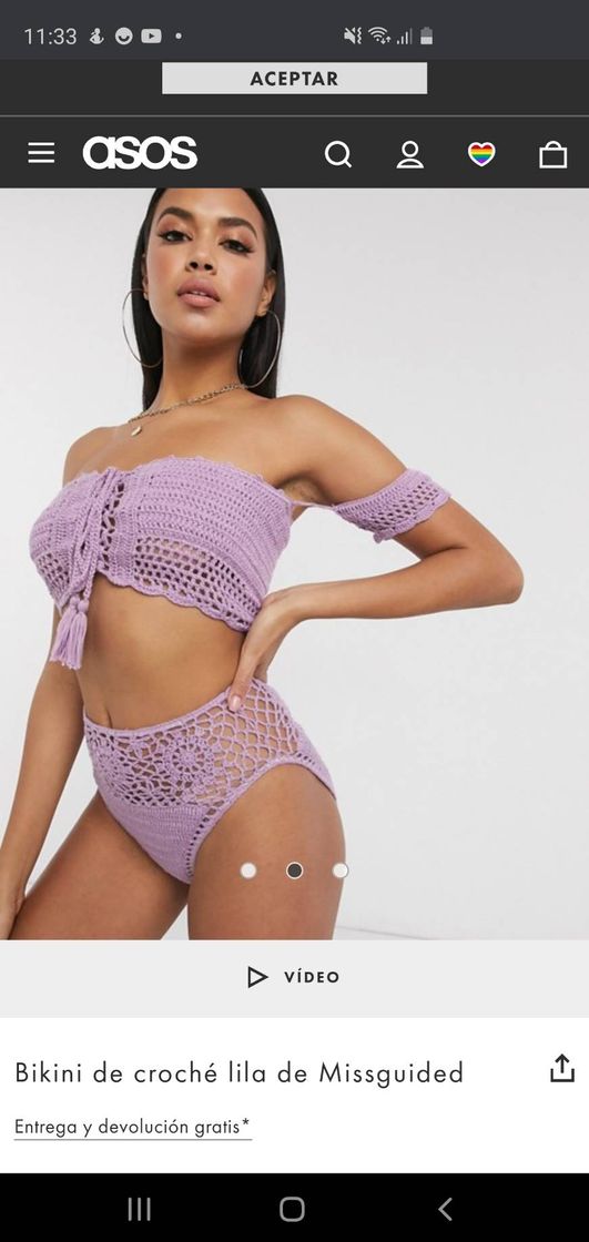 Moda Bikini crochet ideal 💜